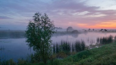 Sabahın güzel günbatımı