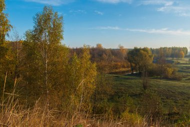 Sonbaharda güzel bir kır manzarası..