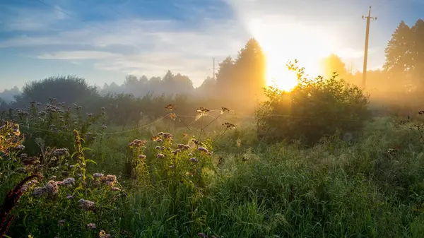 Dağlarda güzel bir gün doğumu