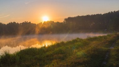 Sabah güneş doğuyor..