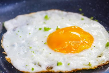 Tavada kızarmış yumurta.