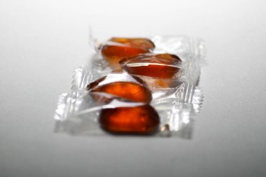 Bir yığın buzun yakın plan çekimi.