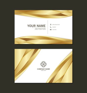 Lüks soyut kartvizit tasarımı