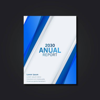Yıllık soyut rapor broşürü