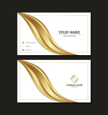 Lüks soyut kartvizit tasarımı