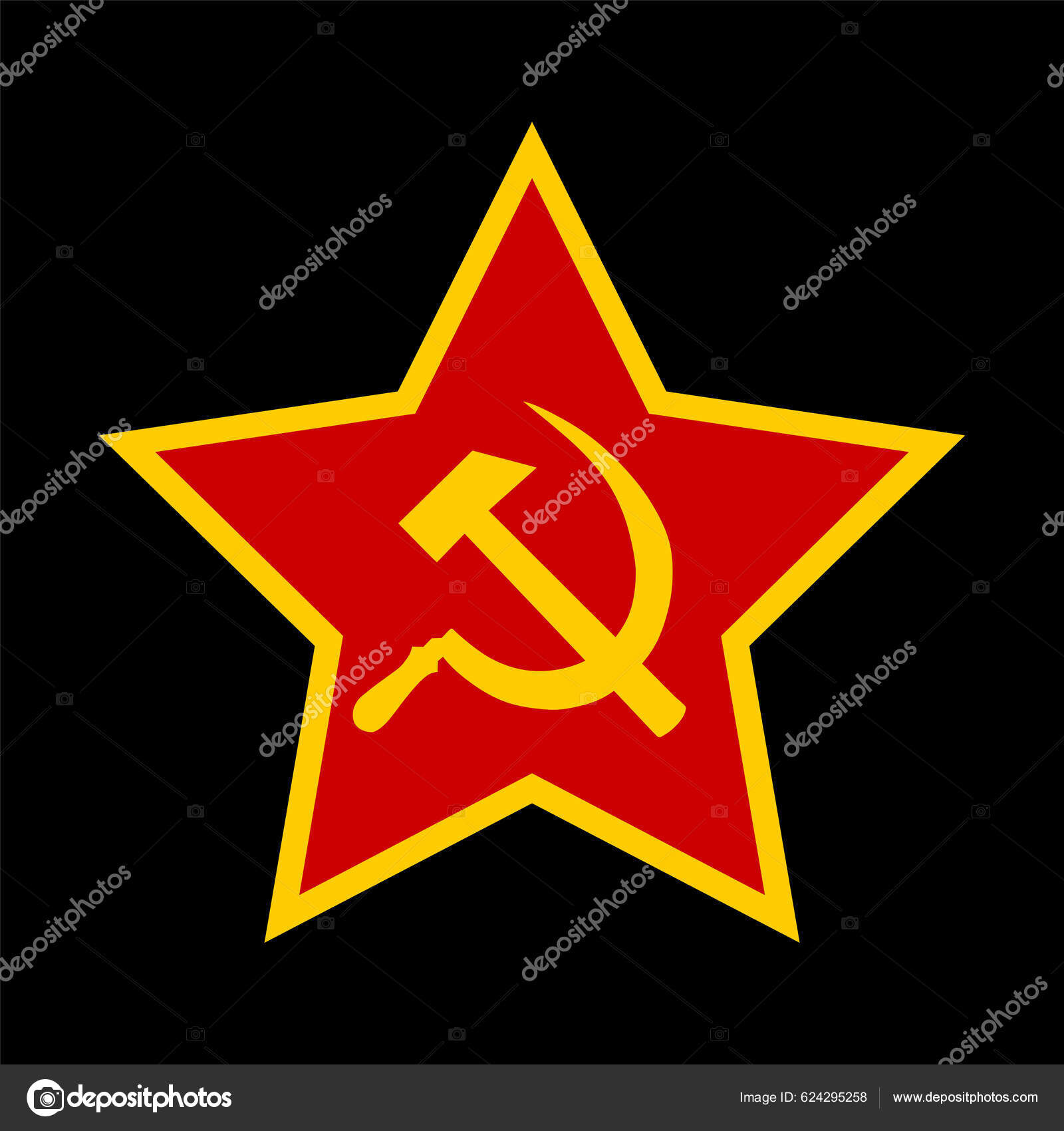 Rød Hærs Våpenskjold Vektorillustrasjon Isolert Sovjetunionens Flaggemblem  Russlands Stolte Militærsymbol stockvektor © Dovla982 #624295258, image size:1600x1700