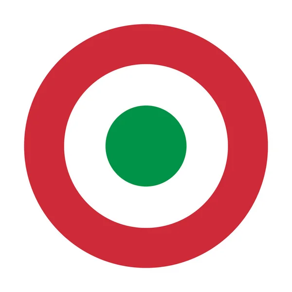 Иллюстрация Векторного Флага Ввс Италии Изолирована Гордый Военный Символ Италии — стоковый вектор
