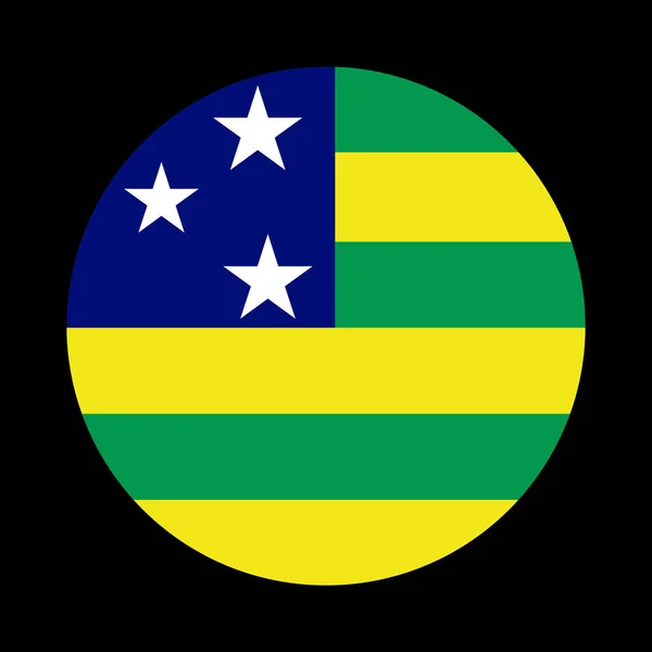 Banner Bandera Del Estado Sergipe Vector Ilustración Aislada Sobre Fondo — Archivo Imágenes Vectoriales