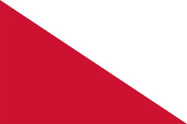 Utrecht, Hollanda 'nın Utrecht eyaletinin başkenti ve en kalabalık şehridir. Hollanda bayrağı. Hollanda şehir bayrağı sembolü.