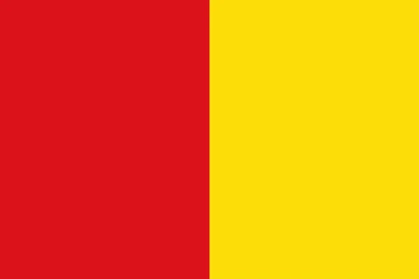 Ilustración Vector Flag Liege City Bélgica Lieja Provance — Archivo Imágenes Vectoriales