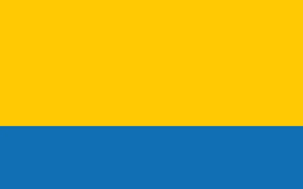Illustration Vector Flag Opole Voivodeship Poland Province Region Europe — Stock Vector