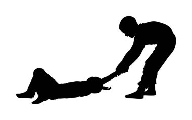 İki çocuk vektör siluetine karşı savaşıyor. Genç kardeşler vektörle savaşır. Kızgın çocuk terörü. Okuldan sonra sokak yumruklaşması. Zorbalık yapan komşu çocuğu. Çocuk sorunlu davranışları. Çocuk arkadaşını kurtardı.