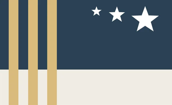 City Fargo Zászló Vektor Illusztráció Elszigetelt Háttérben Észak Dakota Állam — Stock Vector