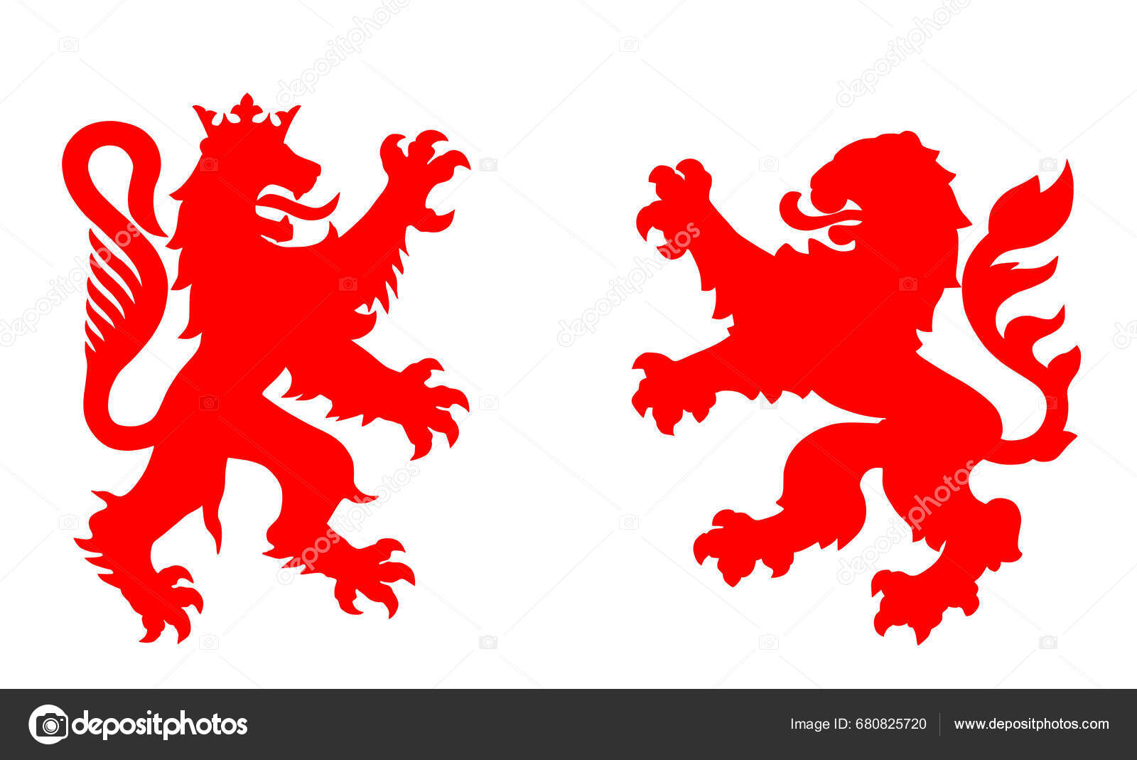 Wild Beast Lions Fight Battle Vector Silhouette Illustration Isolated wild-beast-lions-fight-battle-vector-silhouette-illustration-isolated