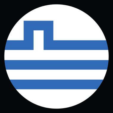 Çember rozet Podgorica bayrak vektör çizimi izole edildi. Karadağ 'ın başkenti ve en büyük kenti Podgorica bayrağı. Şehrin adı da Titograd 'dı. Roundel Podgorica amblem sancağı.