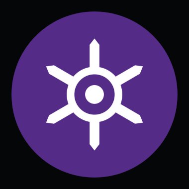 Tokyo vilayeti rozet şehir bayrak çizimi izole edildi. Japonya Valiliği, Tokyo kenti amblem sembolü. Tokyo Valiliği bayrak yuvarlama düğmesi.