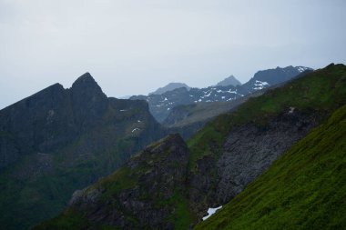 Norveç 'teki dağ manzarası