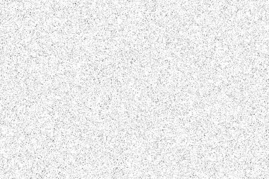 Gürültüsüz doku. Rastgele kumlu arka plan. Dağılmış küçük parçacıklar. Aşınmış grunge fon. vektör illüstrasyonu