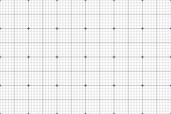Graph Paper Seamless Pattern School Background Grey Millimeter Grid Technical — Stock Vector