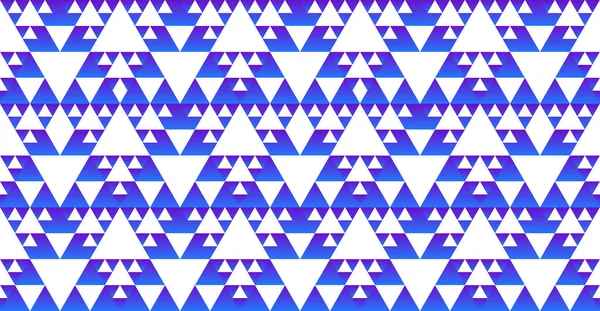 Geometrický Trojúhelníkový Vzor Sierpinského Trojúhelníkový Fraktál Abstraktní Vektorové Pozadí Bezešvé — Stockový vektor