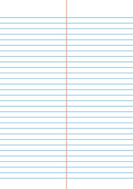 Not defteri öğrenci için kağıt arkaplanı yönetti. vektör illüstrasyonu