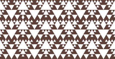 Geometrik üçgen deseni. Sierpinski üçgeni fraktal. Soyut vektör arkaplanı. Kumaş, kostüm ve dekorasyon için kusursuz geometri dokusu