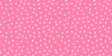 Küçük puantiyeli, pürüzsüz desenli arka plan. Rastgele noktalar dokusu. pembe ve beyaz noktalar
