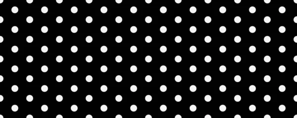 Μικρό Polka Dot Αδιάλειπτη Μοτίβο Φόντο Μαύρη Και Λευκή Υφή — Διανυσματικό Αρχείο