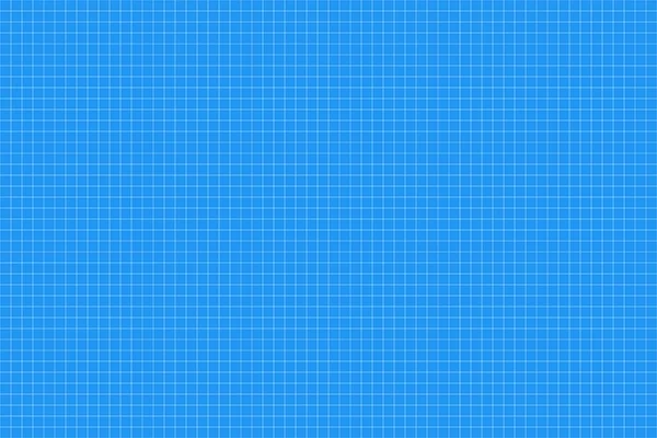 Blauwdruk Grafiek Papier Naadloos Patroon Geregeerd Millimeter Raster Voor Architect — Stockvector