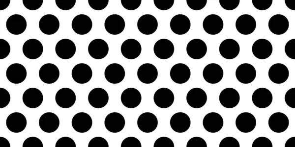 Polka Dot Sømløse Mønster Pop Art Baggrund Fed Overdimensionerede Prikker – Stock-vektor