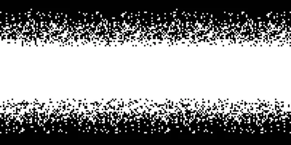 Pixelmuster Vektor Horizontalen Nahtlosen Hintergrund Abstrakte Glitch Textur Gestaltung Retro — Stockvektor