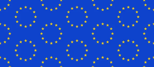 Vlajka Evropské Unie — Stockový vektor