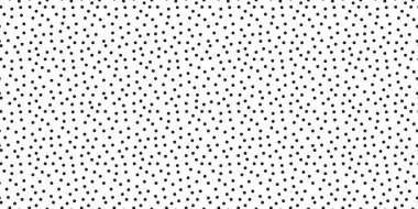 Rastgele noktalar dokusu. Küçük puantiyeli, pürüzsüz desenli arka plan. siyah ve beyaz noktalar tekstil