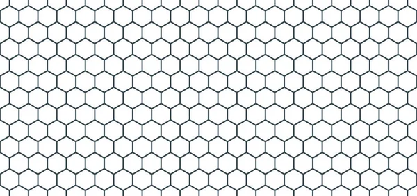 Patrón Geométrico Hexágono Fondo Hexagonal Sin Costuras Célula Panal Abstracta — Vector de stock