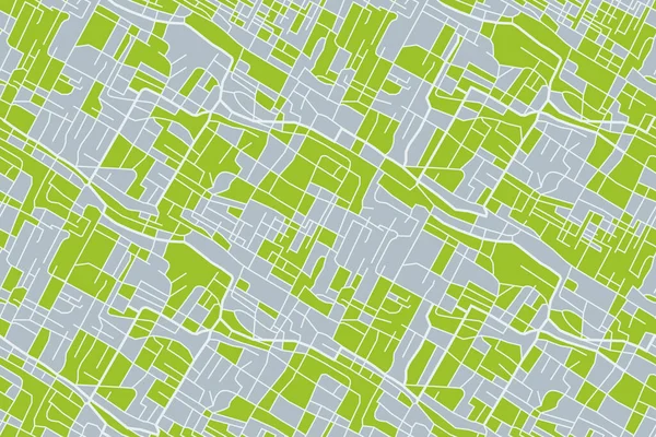 Mapa Města Bezproblémová Mapa Trasy Vektorová Ilustrace — Stockový vektor