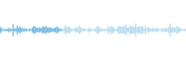 Radyo podcast 'leri, müzik çalar, video editörü, sosyal medya sohbetlerinde sesli mesajlar, ses asistanı, kayıt cihazı için kusursuz ses dalgası deseni. vektör illüstrasyonu