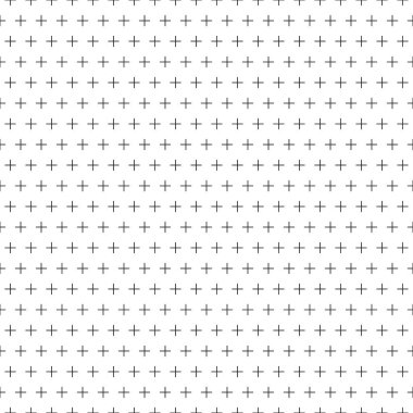 Artı işareti ile çapraz desen. Matematik geometri arka plan dokusu. Kusursuz haç. vektör illüstrasyonu