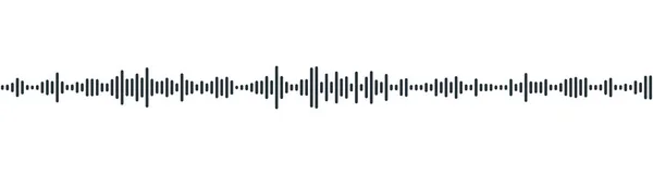 Radyo podcast 'leri, müzik çalar, video editörü, sosyal medya sohbetlerinde sesli mesajlar, ses asistanı, kayıt cihazı için kusursuz ses dalgası deseni. vektör illüstrasyonu