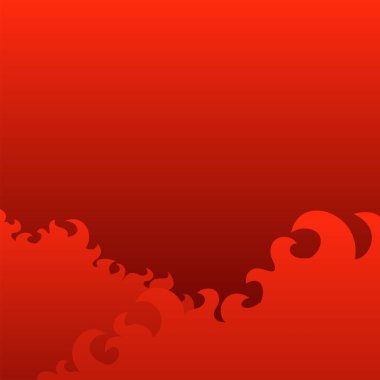 Yanan bir alev gradyan arkaplanının vektör çizimi. Kare biçiminde. Pankartlar, duvar kağıtları, reklamlar, grafik tasarım projeleri için mükemmel. Enerji, ateş ve sıcağa bağlı temalar için harika.