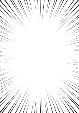 Yoğunlaştırılmış çizgileri olan bir arkaplanın vektör illüstrasyonu. A4 boyutlu dikey biçim, modern, dinamik ve soyut tasarımlar için mükemmel.