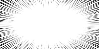 Yoğunlaştırılmış çizgilerle siyah beyaz arkaplanın vektör çizimi. Yatay pankart ve başlık tasarımı, modern, minimalist ve soyut görseller için mükemmel.