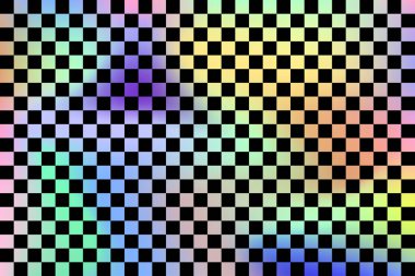 Trendy checkered backgrounds. psychedelic  clipart