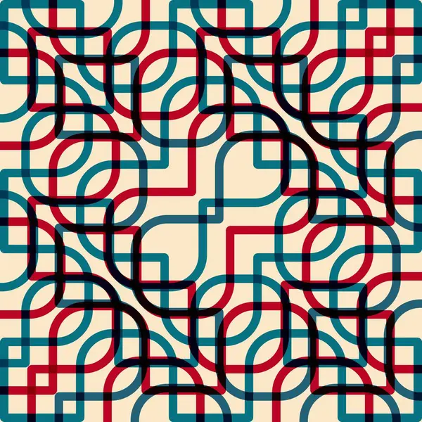 Riso baskı efektli geometrik nesne. Vektör. Kumaş, tekstil, giysi, ambalaj kağıdı, duvar kağıdı, poster için grafiksel öğe. Grafik elementi. Kendi dekorasyonun ve tasarımın için mükemmel.