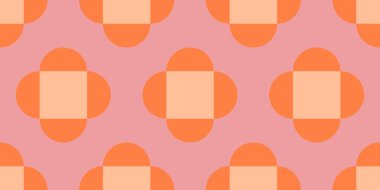 Kusursuz retro geometrik tıkırtı. Kumaş, tekstil, giysi, ambalaj kağıdı, duvar kağıdı için mükemmel resimler