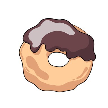 Çörek. Kumaş, tekstil, giysi, ambalaj kağıdı, duvar kağıdı, poster, logo tasarımı için vektör resmi