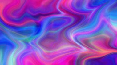 Holografik neon arka plan, psikedelik soyut sanat. Cam holo. Modern yapay resim.