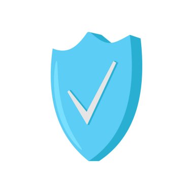 Vektör içinde antivirüs simgesi. Logotype