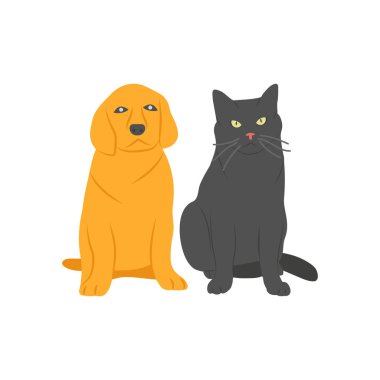 Vektör olarak türler arası arkadaşlık simgesi. Logotype