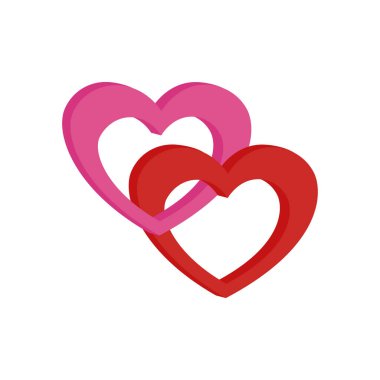Vektör olarak aşk bağı simgesi. Logotype
