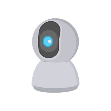 Vektör içinde SURVEILLANCE CAMERA simgesi. Logotype